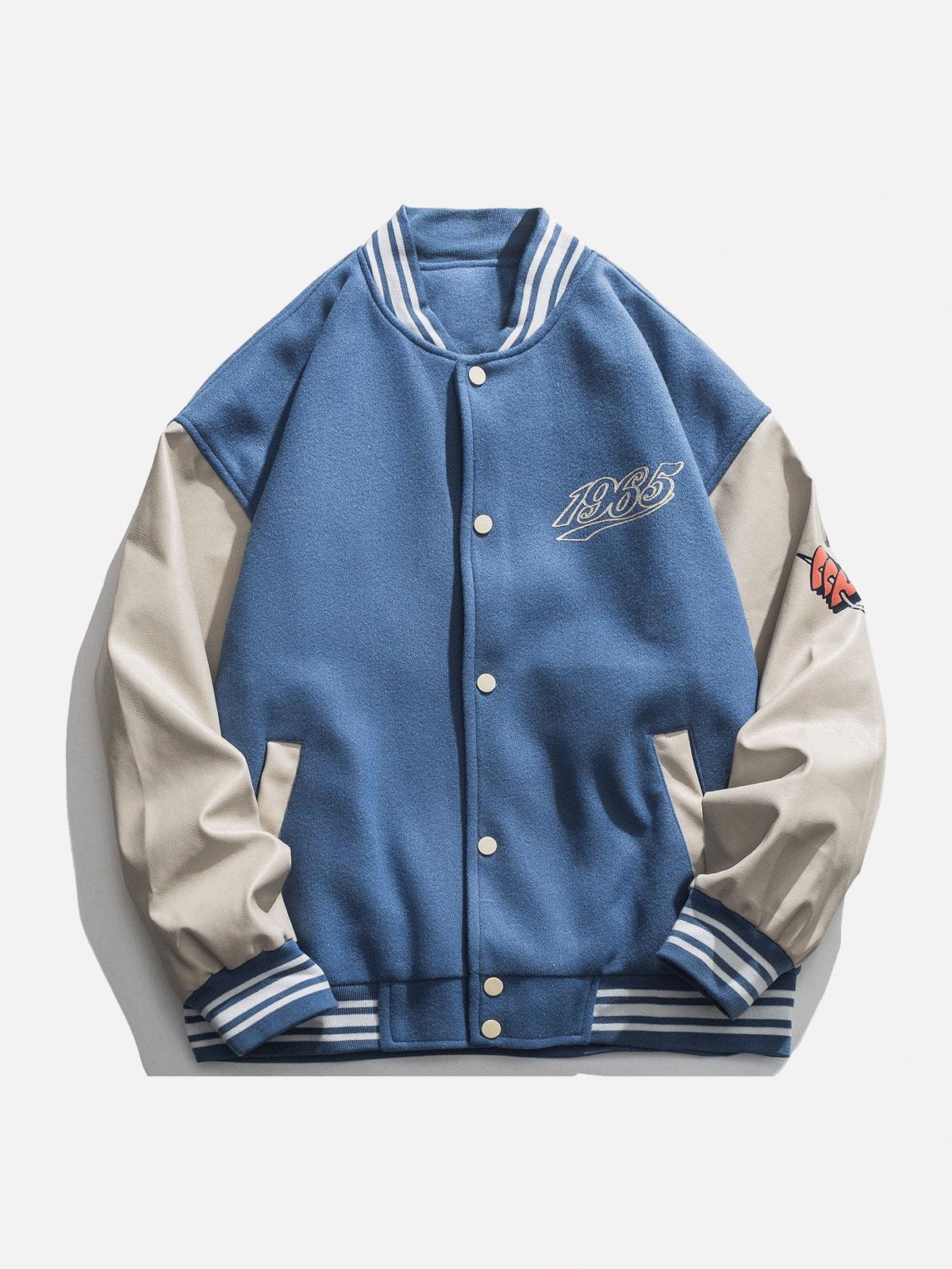 Letter Love Foaming Varsity Jacket sold by Aelfric Eden product image thumbnail 3