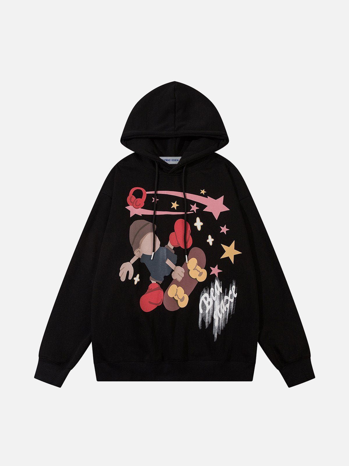 Aelfric Eden Skateboard Cartoon Character Print Hoodie sold by Aelfric Eden product image thumbnail 2