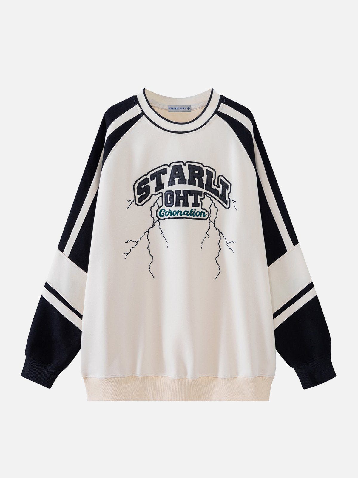 Aelfric Eden Lightning Letter Applique Embroidery Sweatshirt sold by Aelfric Eden product image thumbnail 3