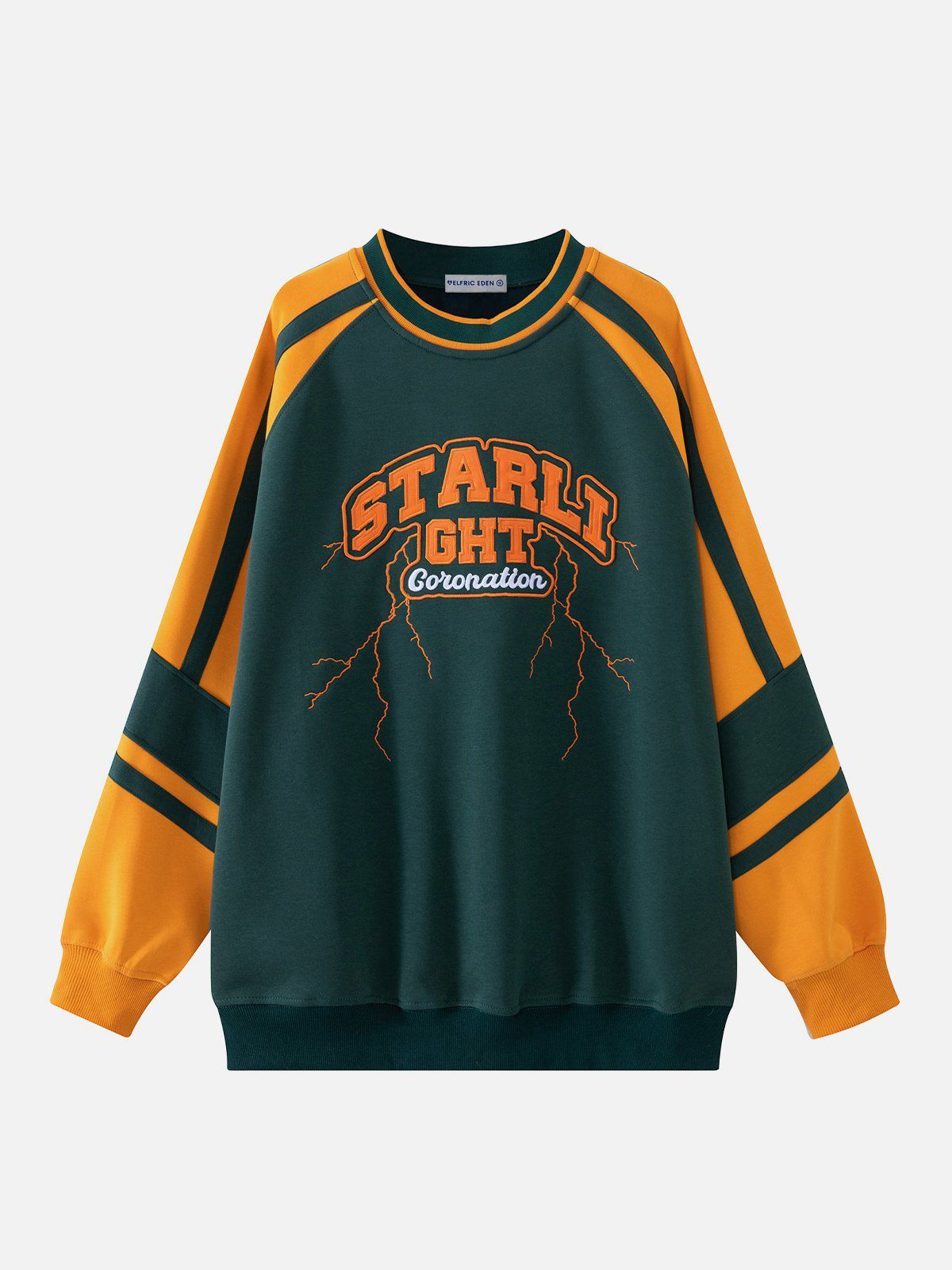 Aelfric Eden Lightning Letter Applique Embroidery Sweatshirt sold by Aelfric Eden product image thumbnail 2