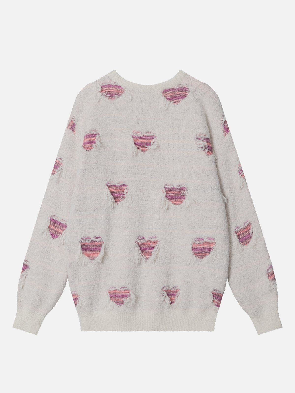 Aelfric Eden Heart Distressed Sweater sold by Aelfric Eden product image thumbnail 3
