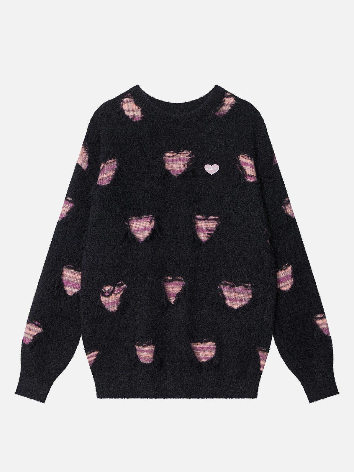 Aelfric Eden Heart Distressed Sweater sold by Aelfric Eden product image thumbnail 2