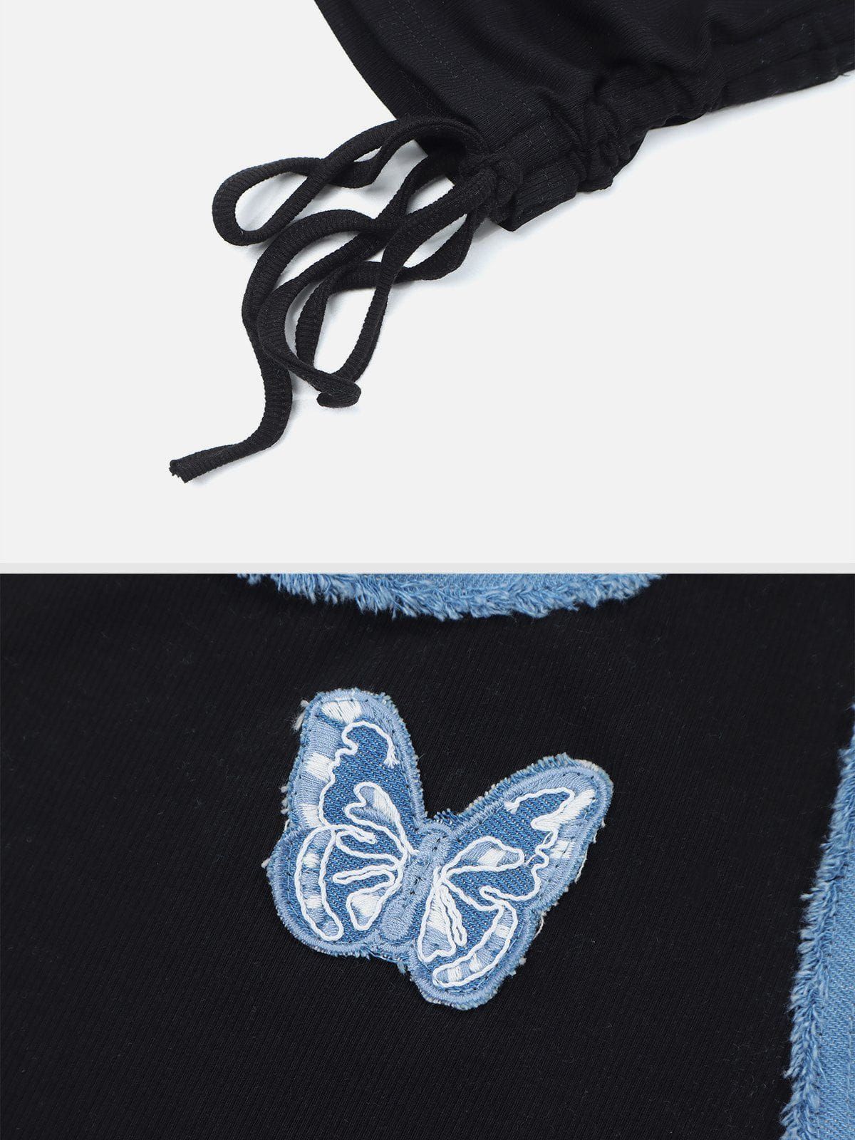 Butterfly Denim Tank Top sold by Aelfric Eden product image thumbnail 3