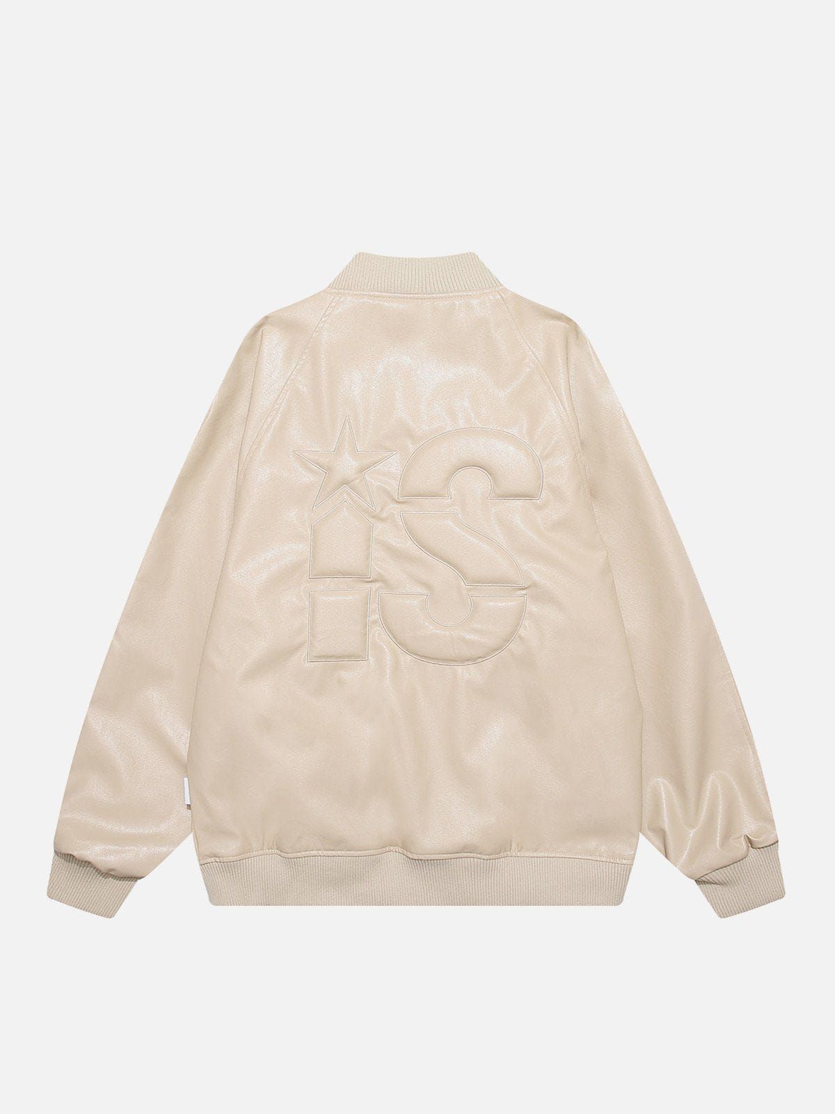 Aelfric Eden Irregular Zip Up Faux Leather Jacket sold by Aelfric Eden product image thumbnail 3