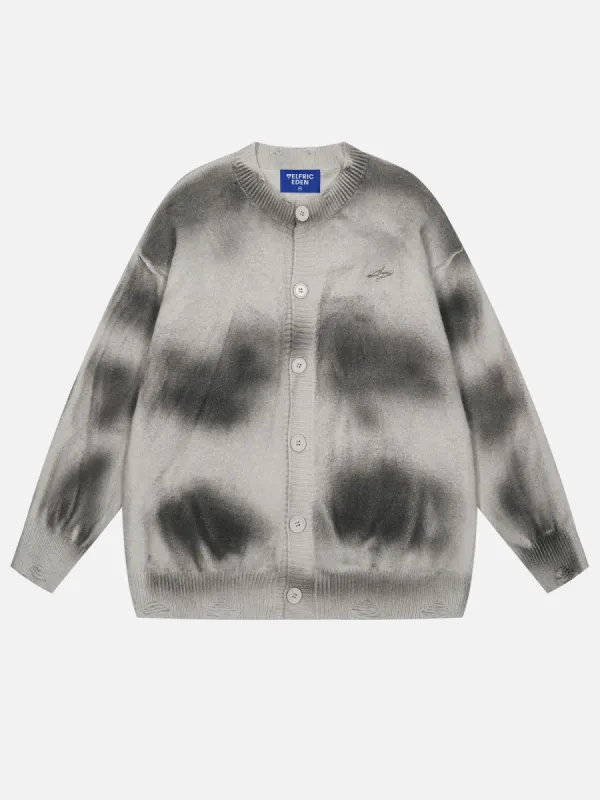 Aelfric Eden Tie Dye Distressed Cardigan sold by Aelfric Eden