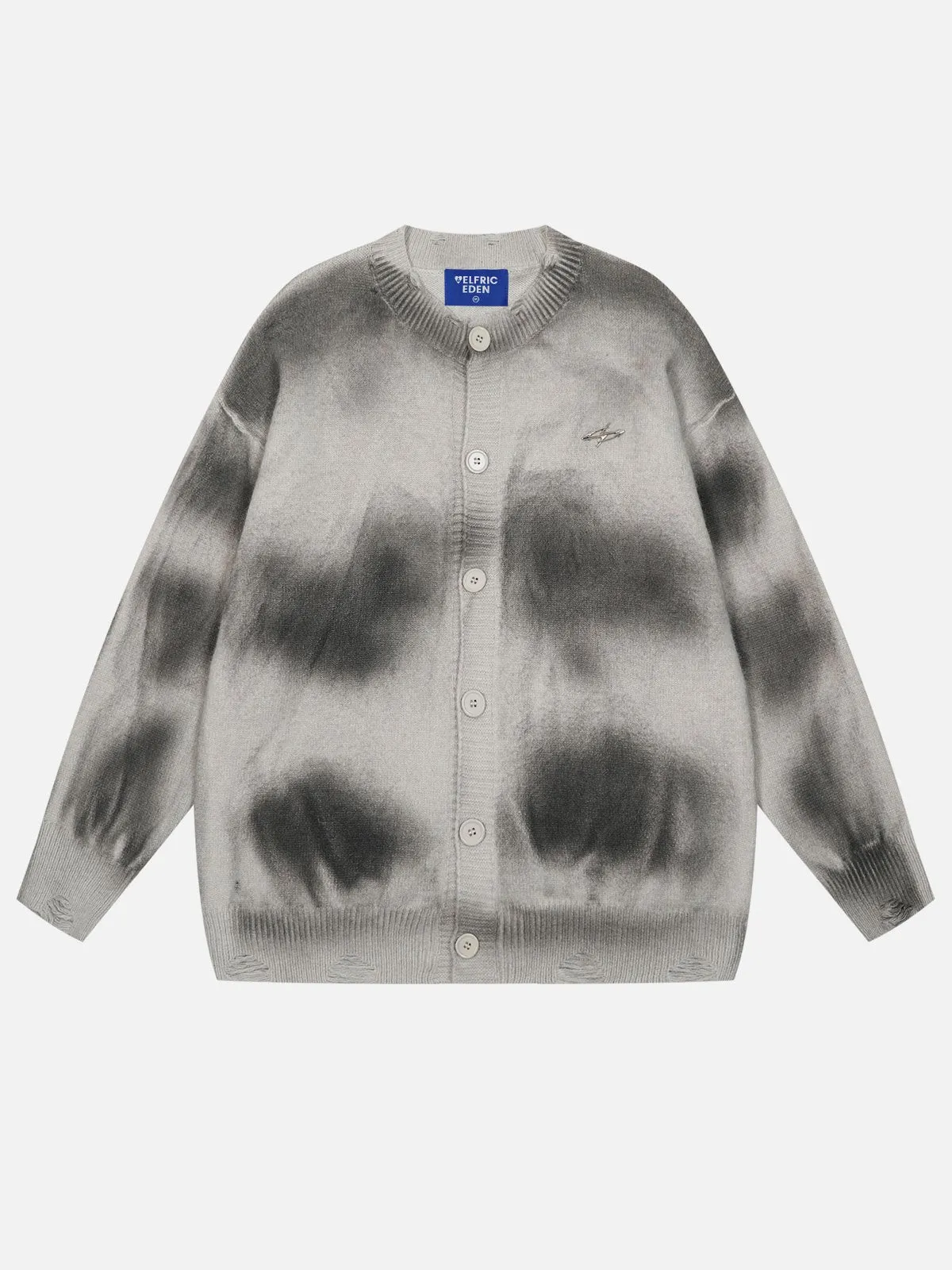 Aelfric Eden Tie Dye Distressed Cardigan sold by Aelfric Eden