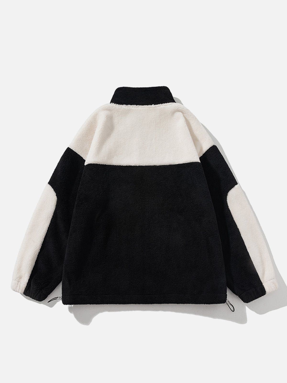 Aelfric Eden Color Blocking Patchwork Sherpa Jacket sold by Aelfric Eden product image thumbnail 3