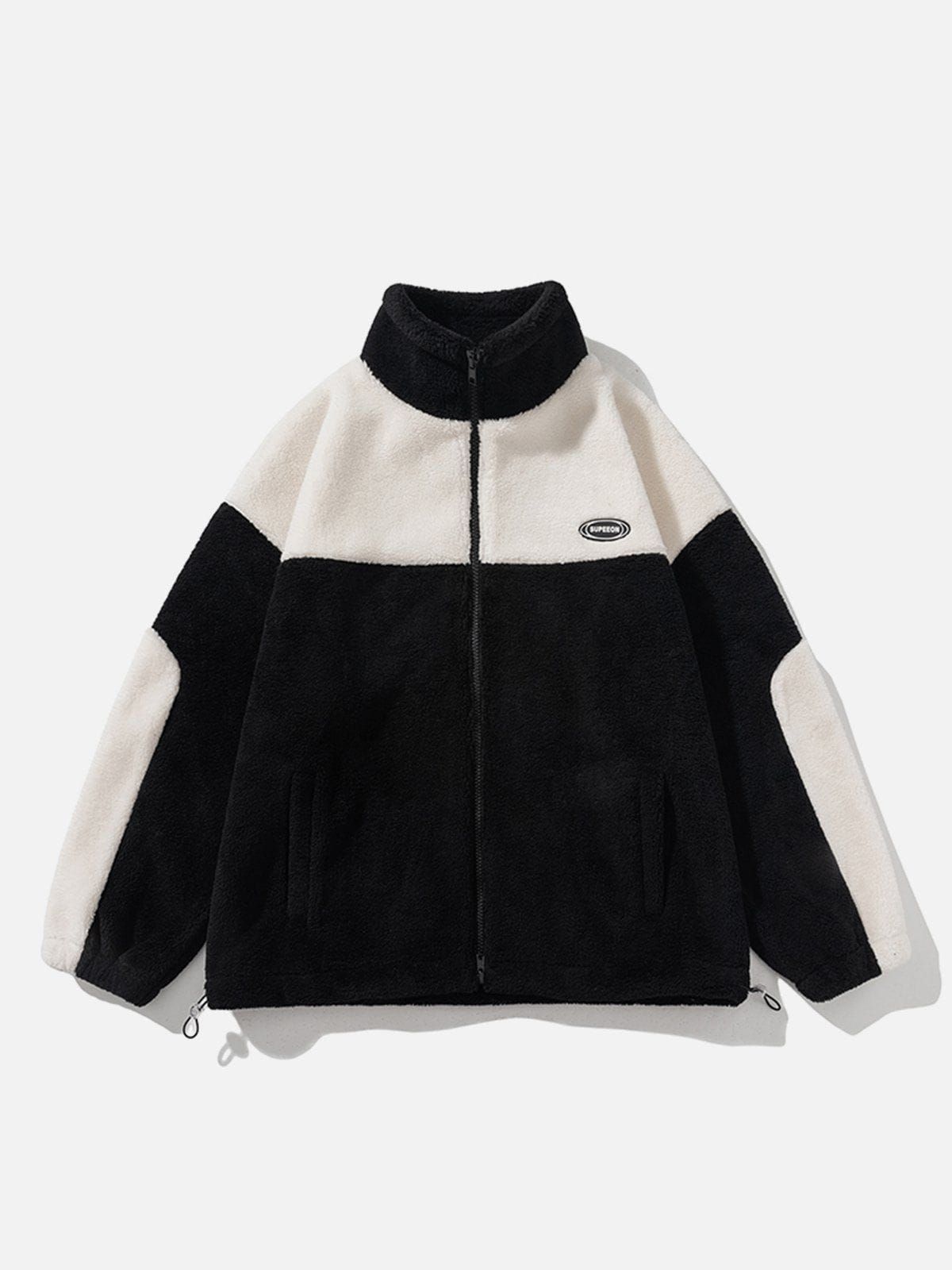 Aelfric Eden Color Blocking Patchwork Sherpa Jacket sold by Aelfric Eden