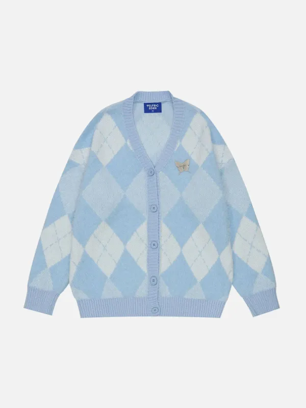Aelfric Eden Vintage Plaid Cardigan sold by Aelfric Eden