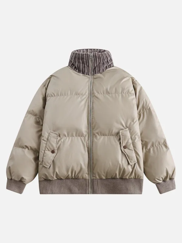 Aelfric Eden Corduroy Collar Puffer Jacket sold by Aelfric Eden