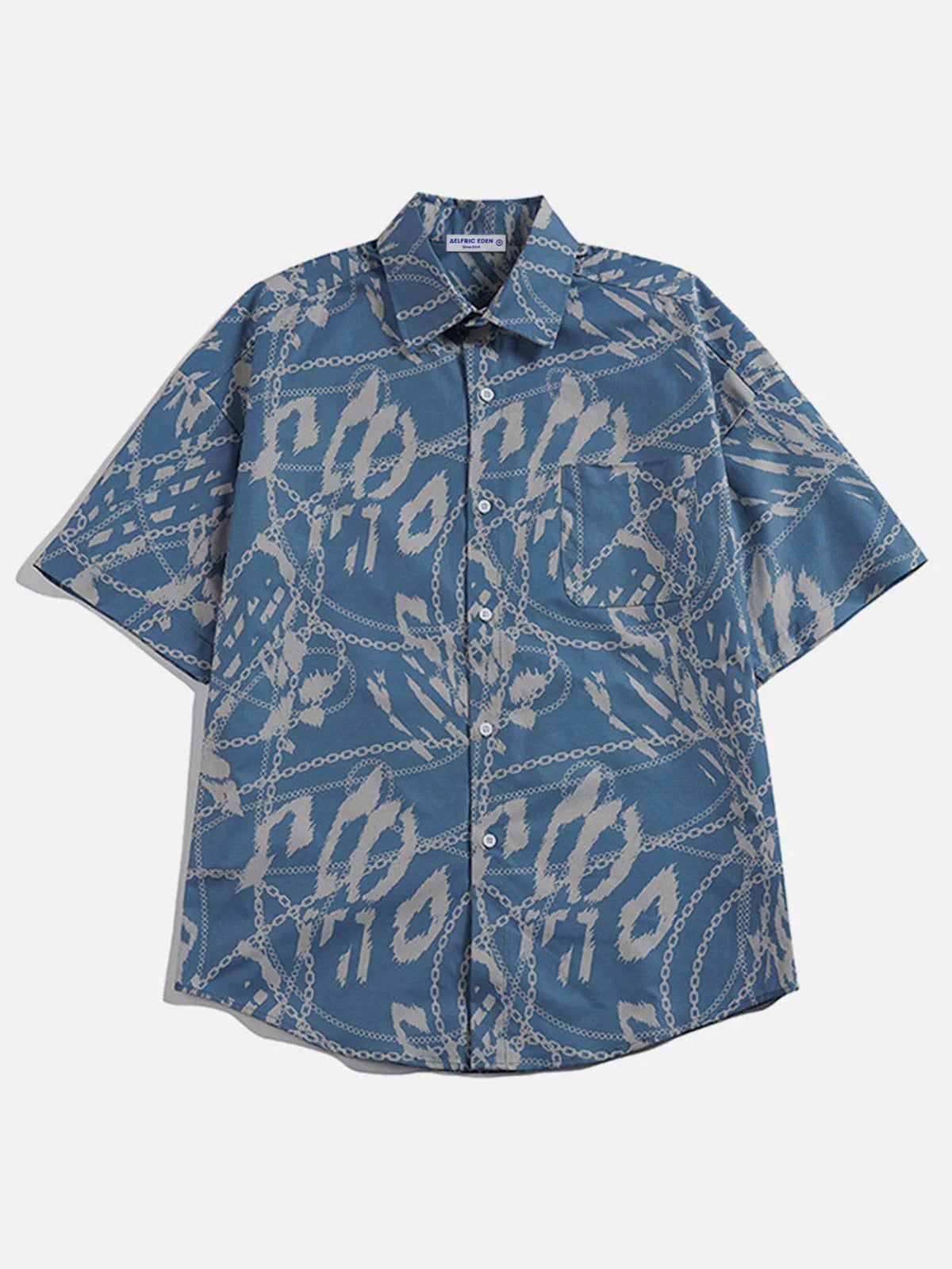 Aelfric Eden Chain Print Short Sleeve Shirts sold by Aelfric Eden