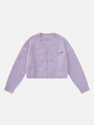 Solid Label Cardigan Sweater sold by Aelfric Eden