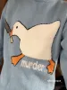 Aelfric Eden Cute Murder Goose Pattern Knit Sweater sold by Aelfric Eden