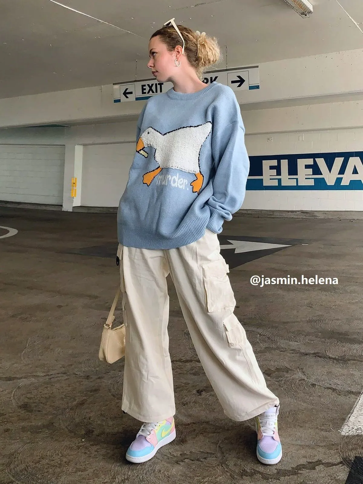 Aelfric Eden Murder Goose Graphic Knit Sweater sold by Aelfric Eden product image thumbnail 4