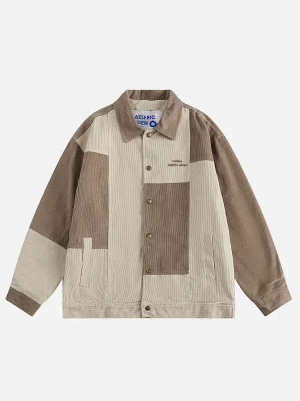 Aelfric Eden Vintage Patchwork Corduroy Jacket sold by Aelfric Eden