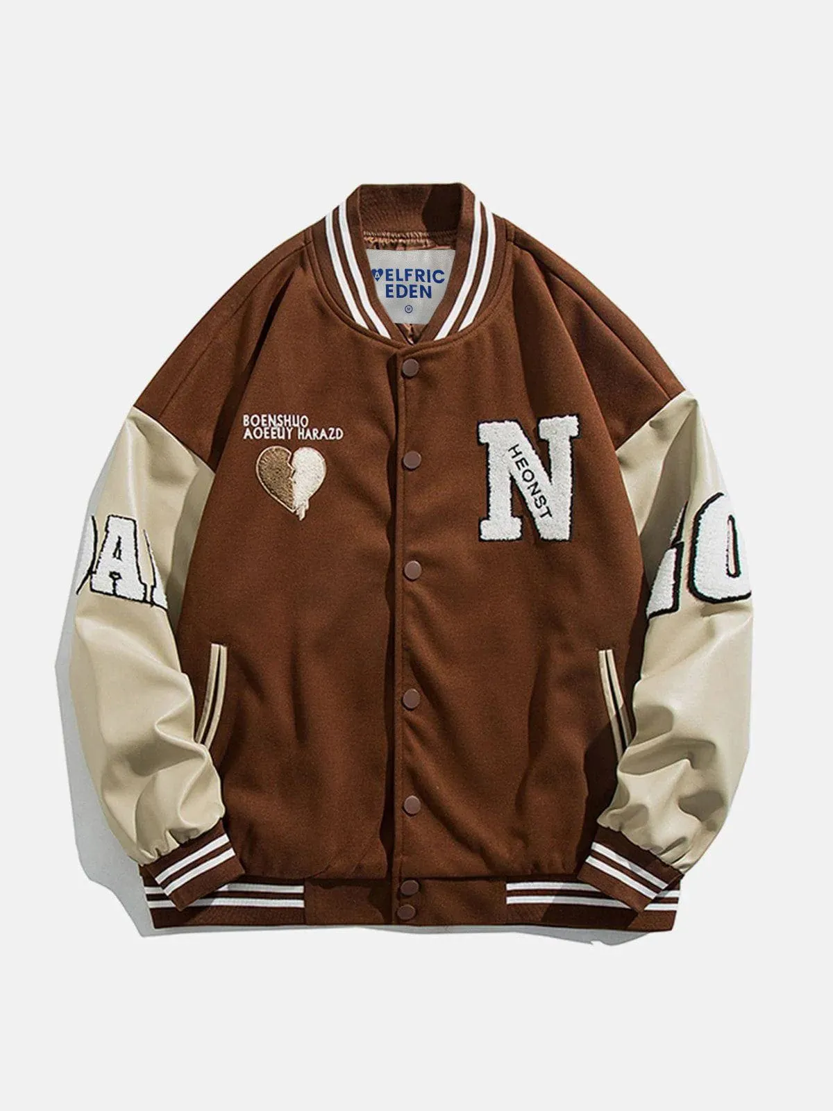 Aelfric Eden Letter N Love Panel Jacket sold by Aelfric Eden