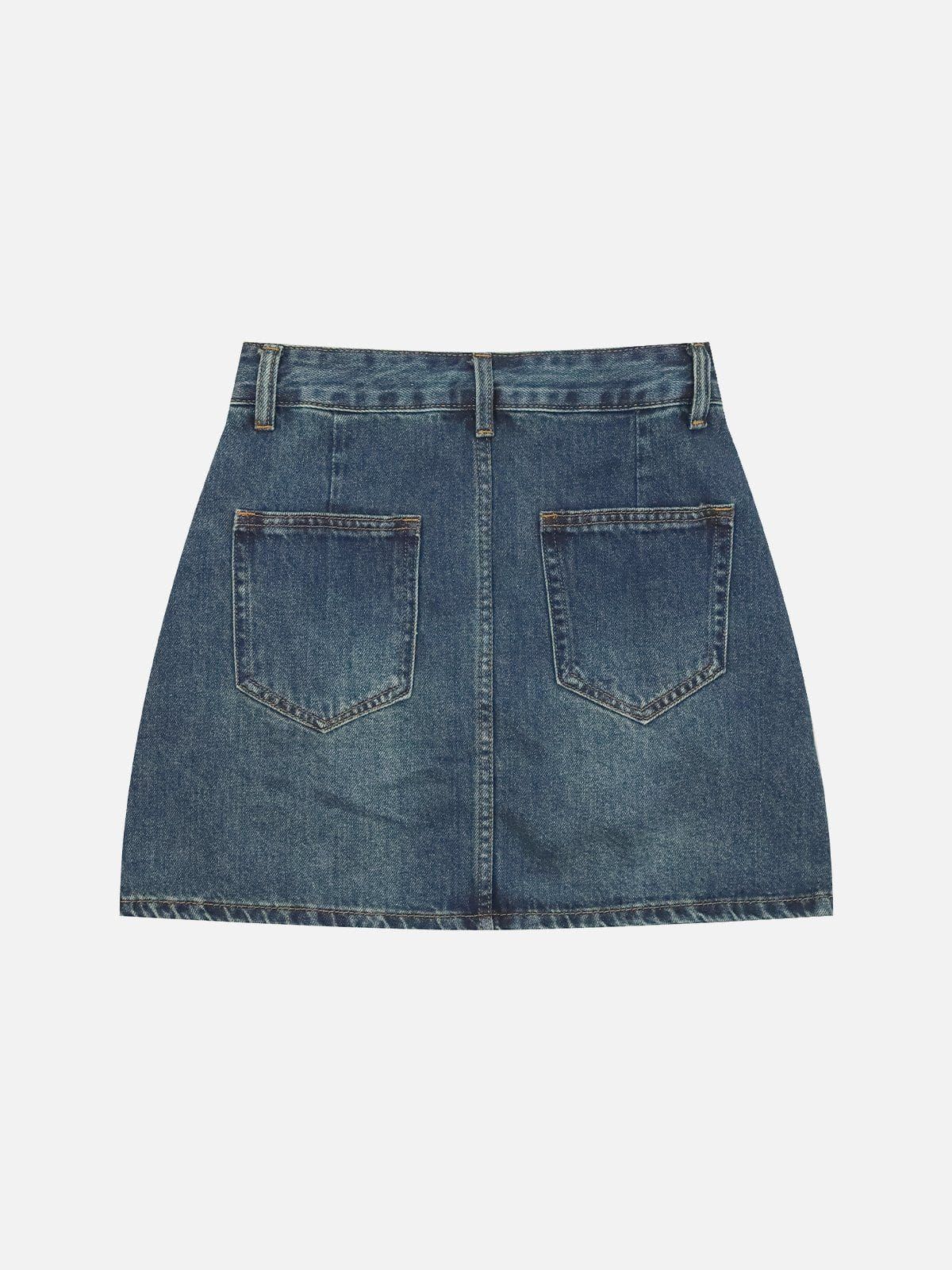 Vintag Washed Denim Skirt sold by Aelfric Eden product image thumbnail 2