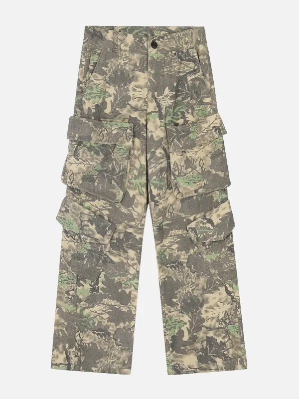 Aelfric Eden Camouflage Multi Pocket Cargo Pants sold by Aelfric Eden
