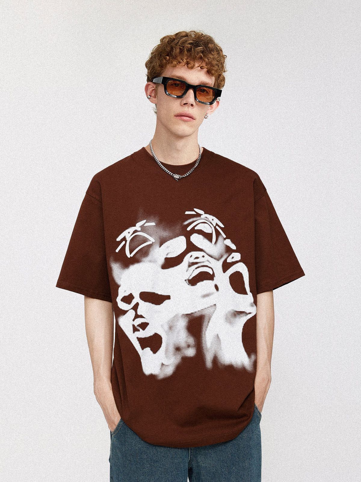 Aelfric Eden Abstract Silhouette Print Tee sold by Aelfric Eden