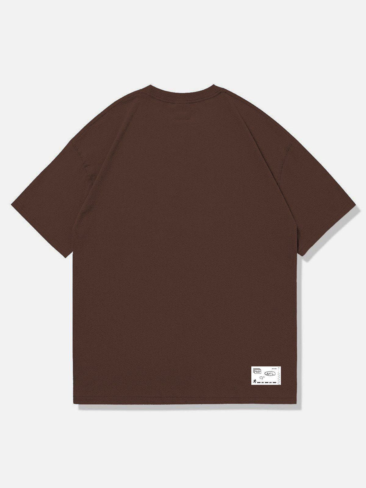 Aelfric Eden Abstract Silhouette Print Tee sold by Aelfric Eden product image thumbnail 4