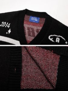 Aelfric Eden Letter Jacquard Cardigan sold by Aelfric Eden