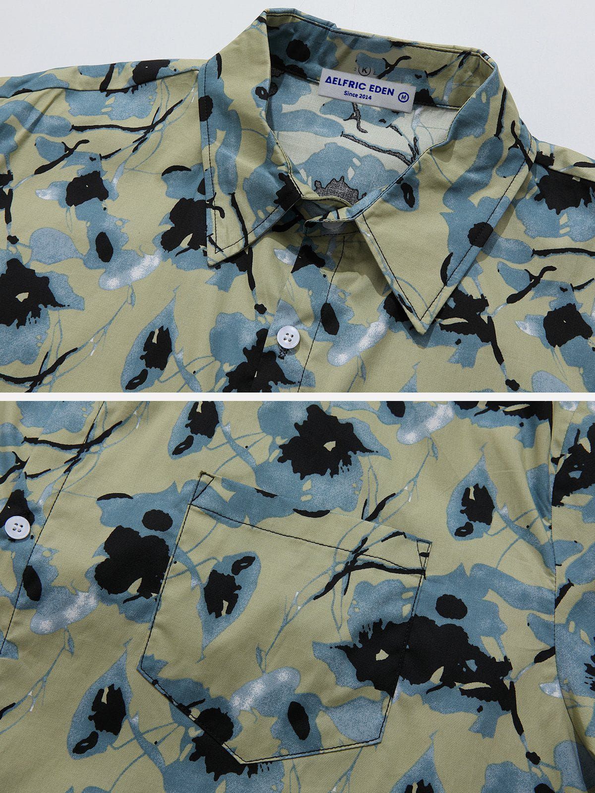 Aelfric Eden All-over Flowers Print Short Sleeve Shirts sold by Aelfric Eden product image thumbnail 4