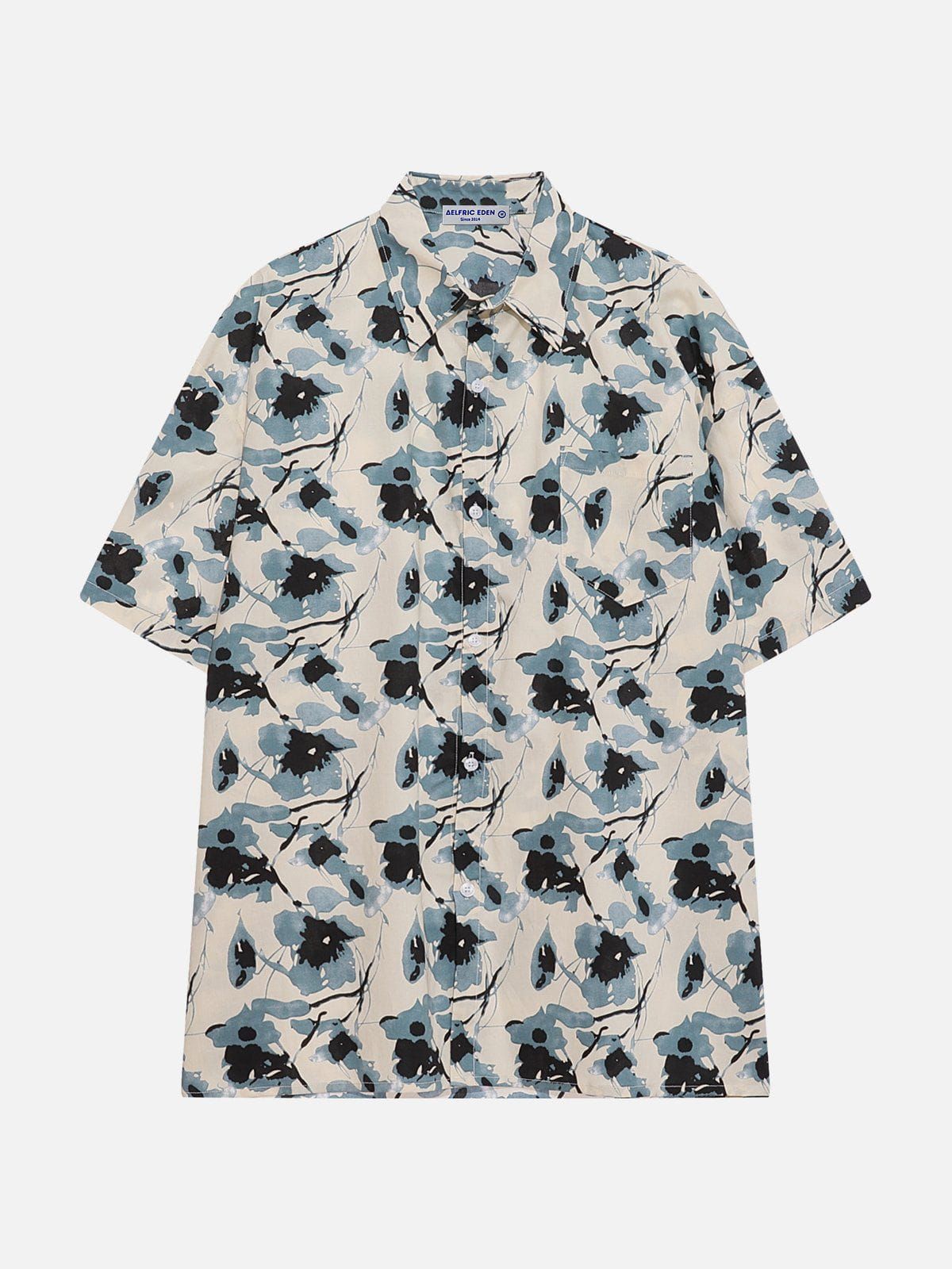 Aelfric Eden All-over Flowers Print Short Sleeve Shirts sold by Aelfric Eden product image thumbnail 2