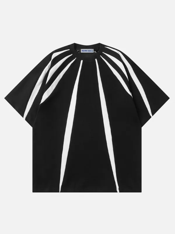 Aelfric Eden Black White Color Blocking Tee sold by Aelfric Eden