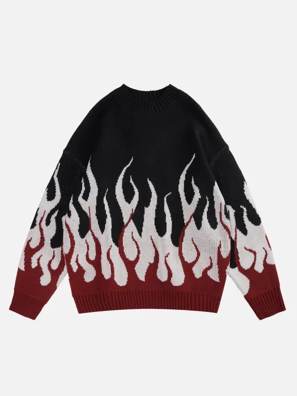 Aelfric Eden Flame Print Sweater sold by Aelfric Eden