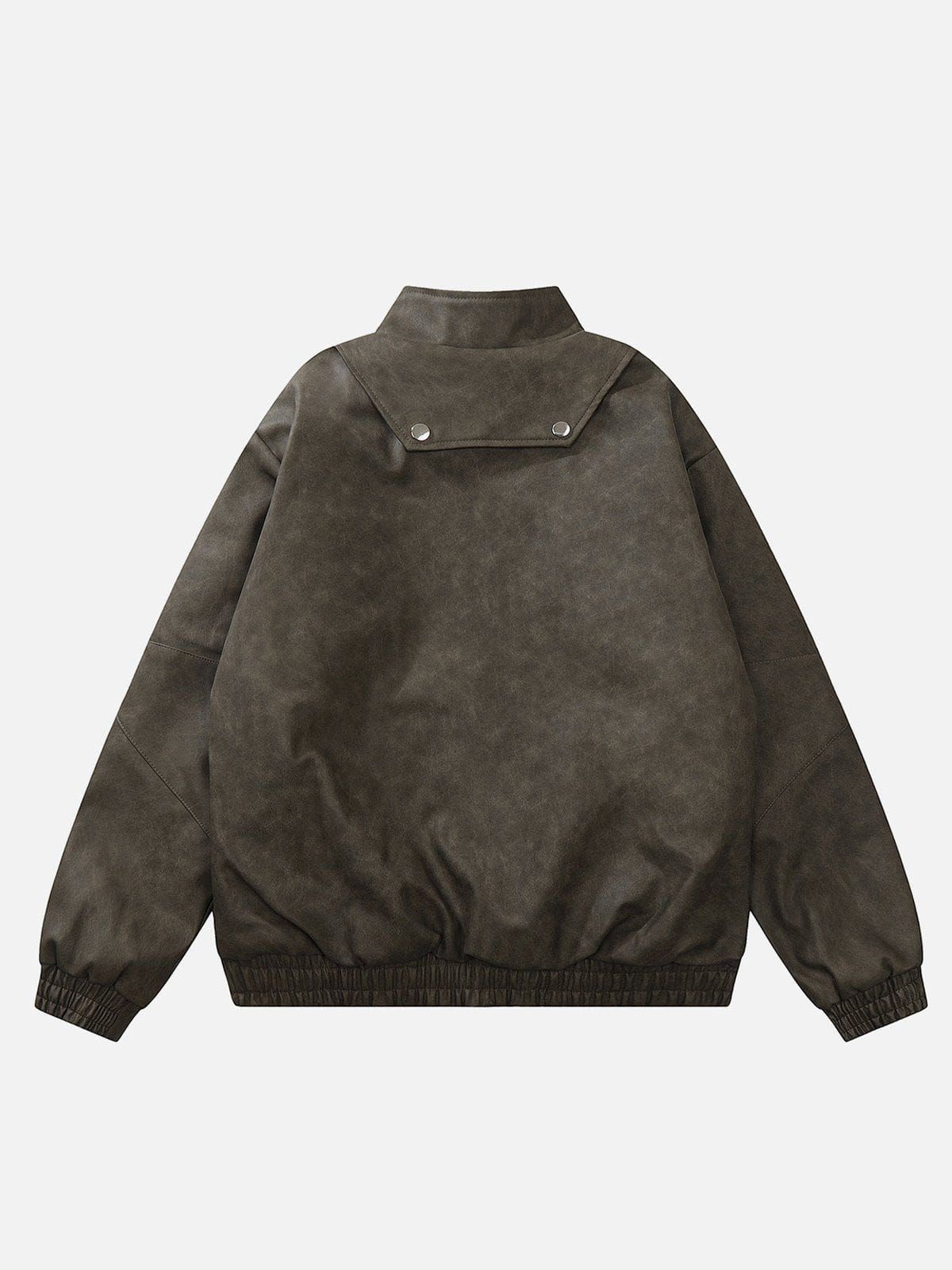 Aelfric Eden Cut Out Texture Faux Leather Jacket sold by Aelfric Eden product image thumbnail 3