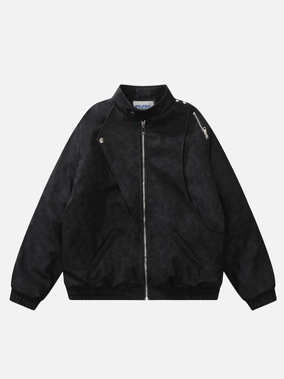 Aelfric Eden Cut Out Texture Faux Leather Jacket sold by Aelfric Eden product image thumbnail 2