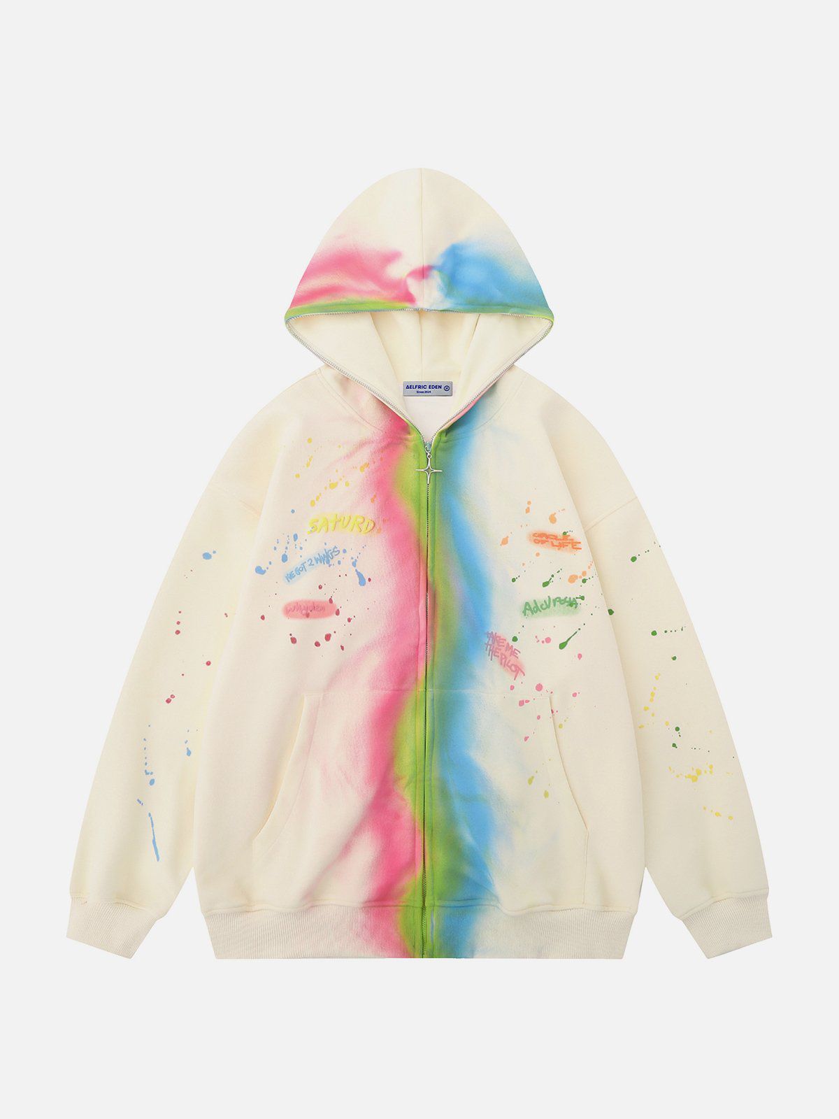 Aelfric Eden Rainbow Graffiti Hoodie sold by Aelfric Eden