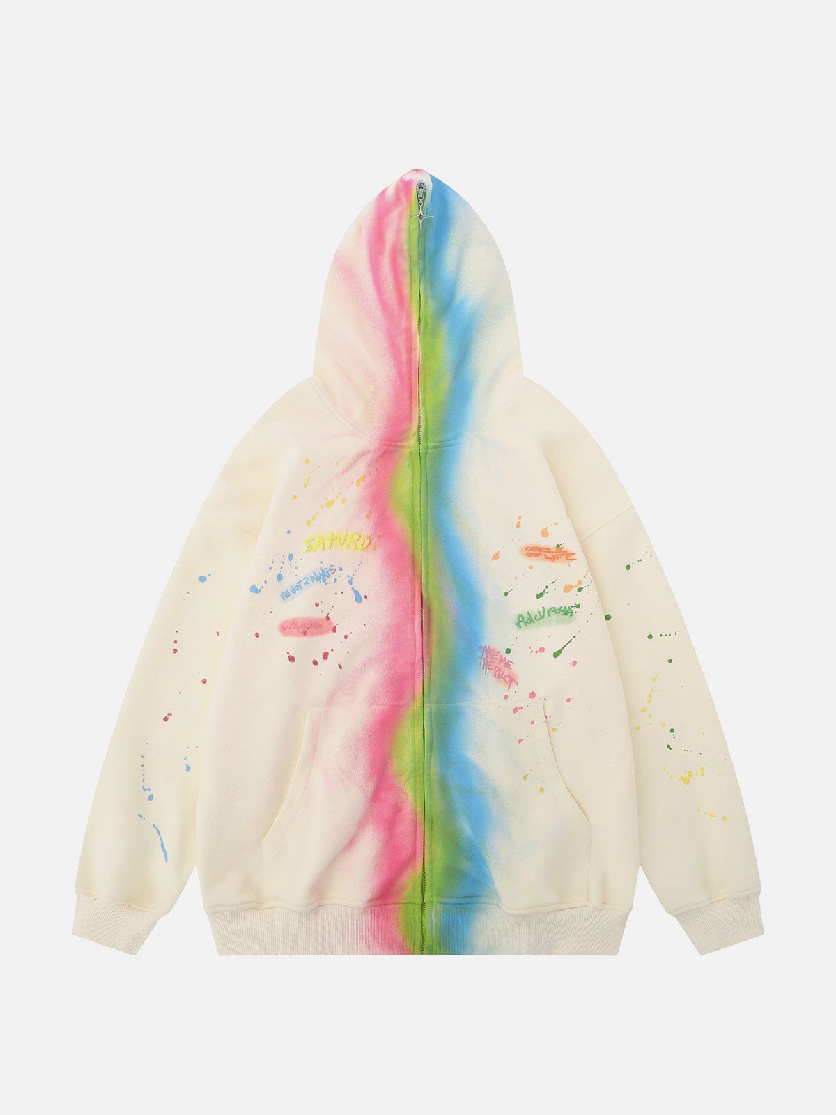 Aelfric Eden Rainbow Graffiti Hoodie sold by Aelfric Eden product image thumbnail 3
