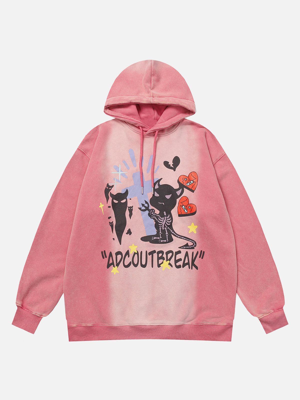 Aelfric Eden Demon Skeleton Print Hoodie sold by Aelfric Eden