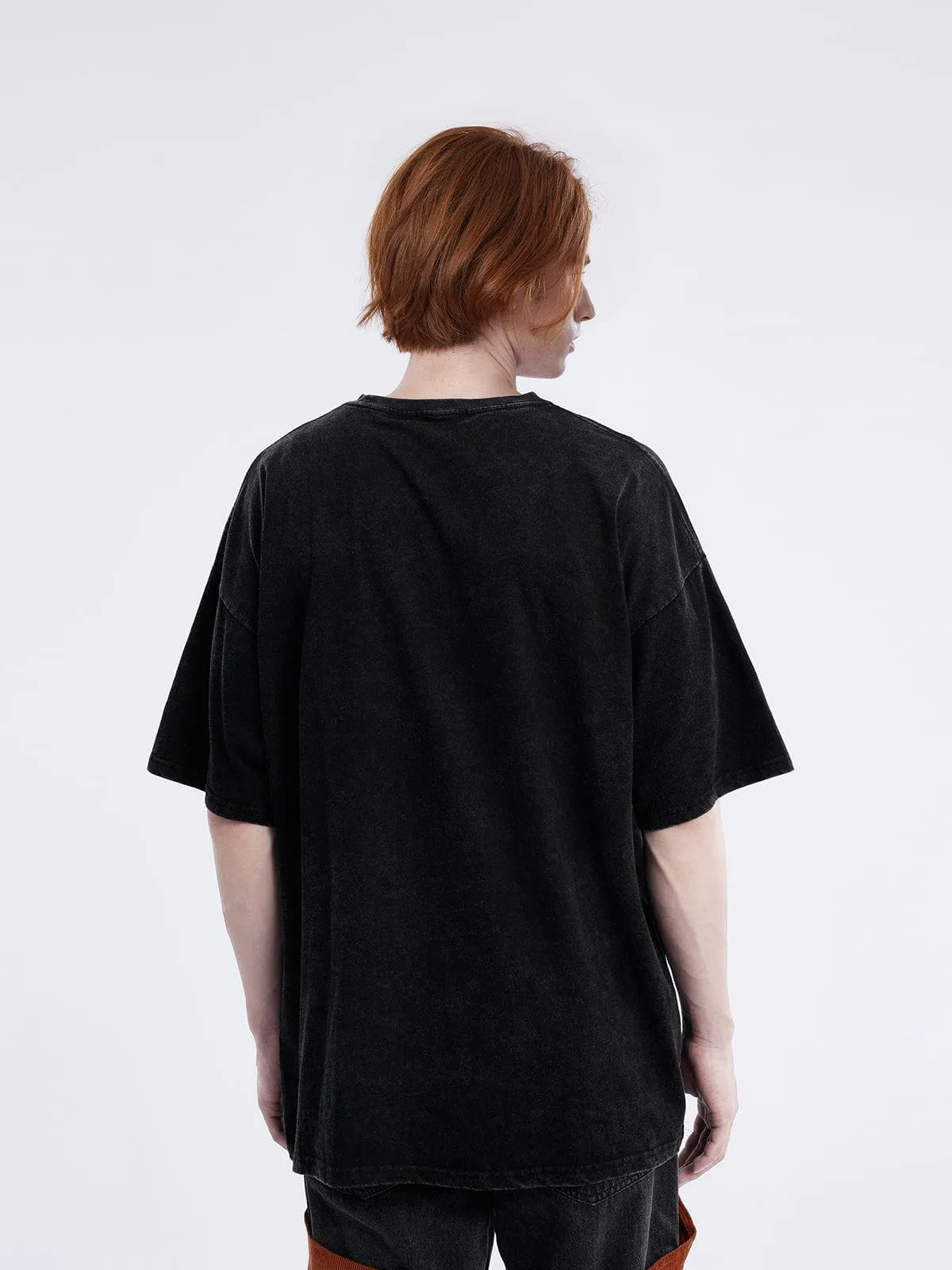 Aelfric Eden Spider Web Print Washed Tee sold by Aelfric Eden product image thumbnail 4