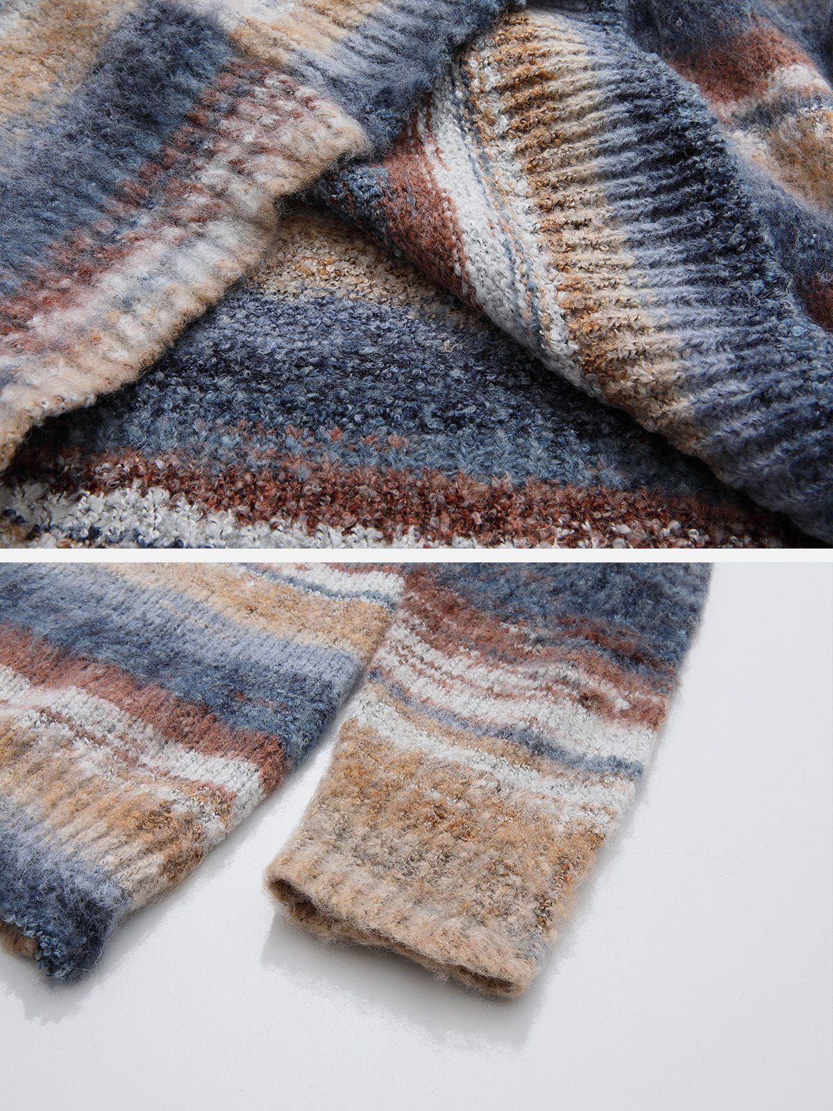 Aelfric Eden Vintage Colorblock Stripe Sweater sold by Aelfric Eden product image thumbnail 5