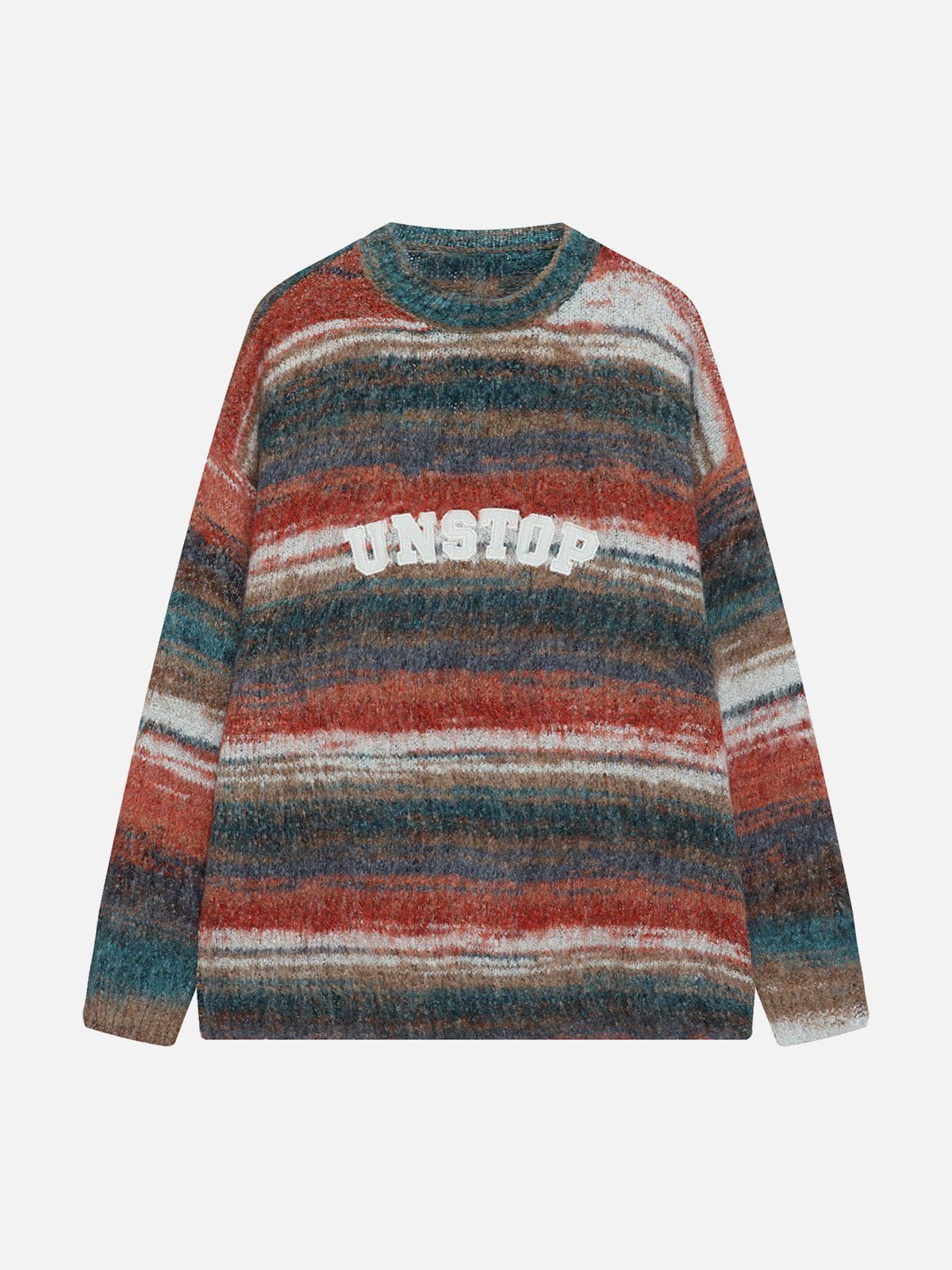 Aelfric Eden Vintage Colorblock Stripe Sweater sold by Aelfric Eden product image thumbnail 3