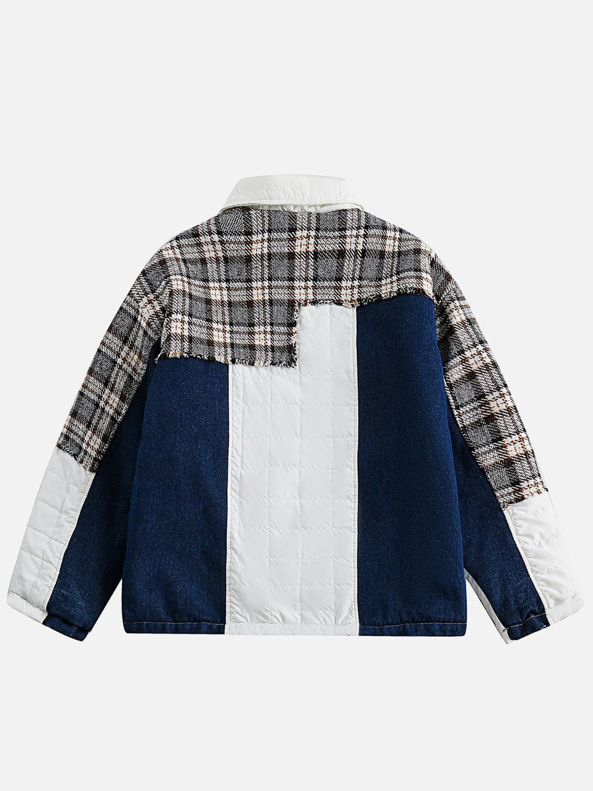 Aelfric Eden Irregular Plaid Winter Coat sold by Aelfric Eden product image thumbnail 2