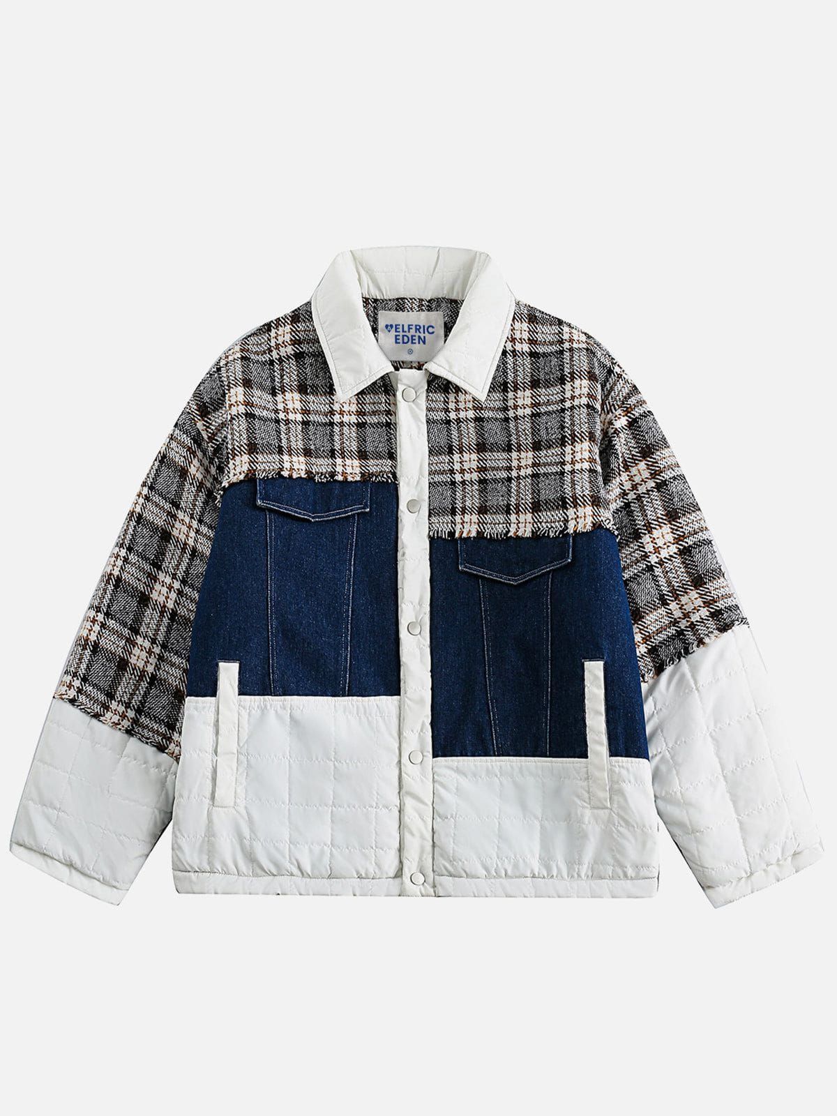 Aelfric Eden Irregular Plaid Winter Coat sold by Aelfric Eden