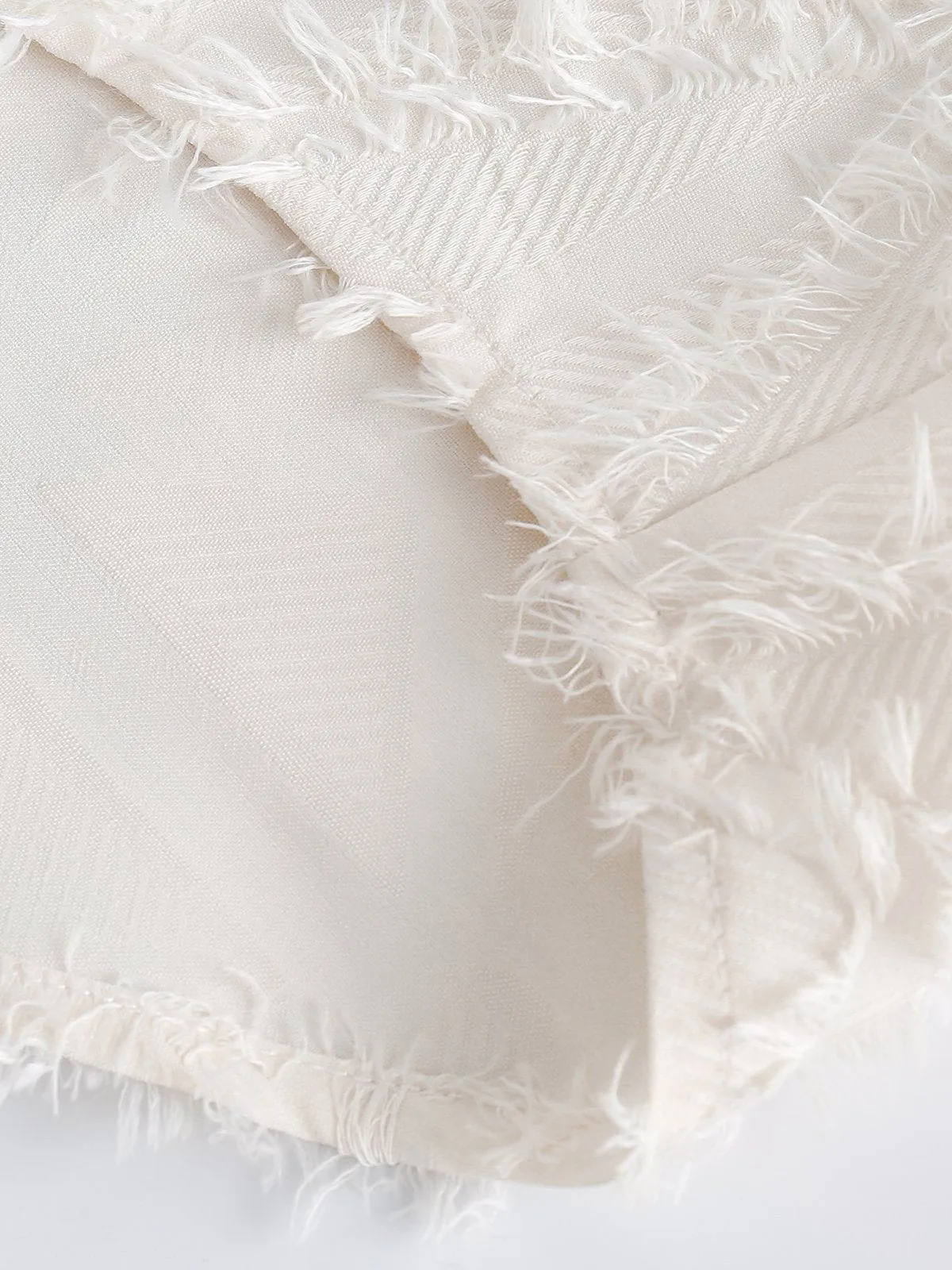 Aelfric Eden Diagonal Placket Tassels Shirt sold by Aelfric Eden product image thumbnail 5