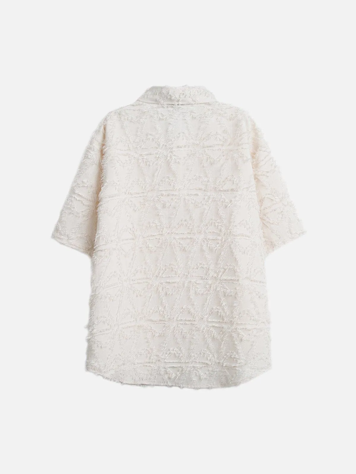 Aelfric Eden Diagonal Placket Tassels Shirt sold by Aelfric Eden product image thumbnail 4