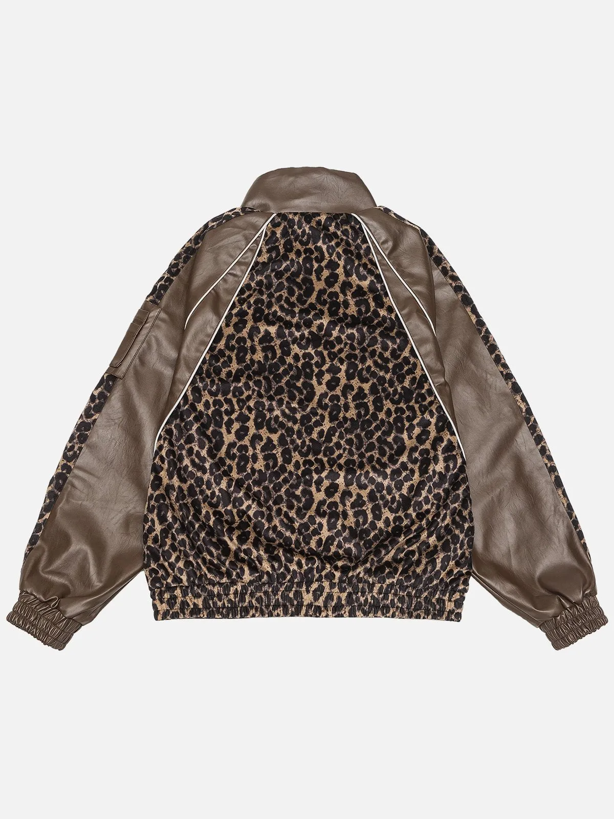 Aelfric Eden Leopard Print Patchwork Jacket sold by Aelfric Eden product image thumbnail 3