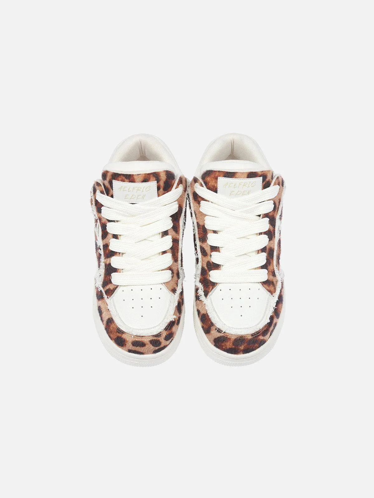 スニーカー StarryClimb Leopard Print Patchwork Skate Shoes StarryClimb Leopard Print Patchwork Skate Shoes – Aelfric eden