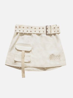 Perforated Belt Pocket Trim Skirt sold by Aelfric Eden