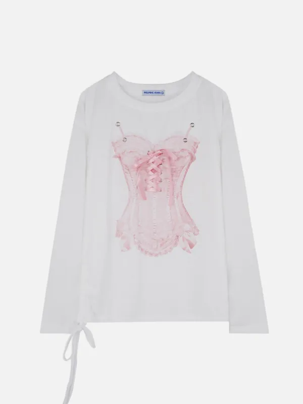 Aelfric Eden Skirt Print Long Sleeve Tee made by Aelfric Eden