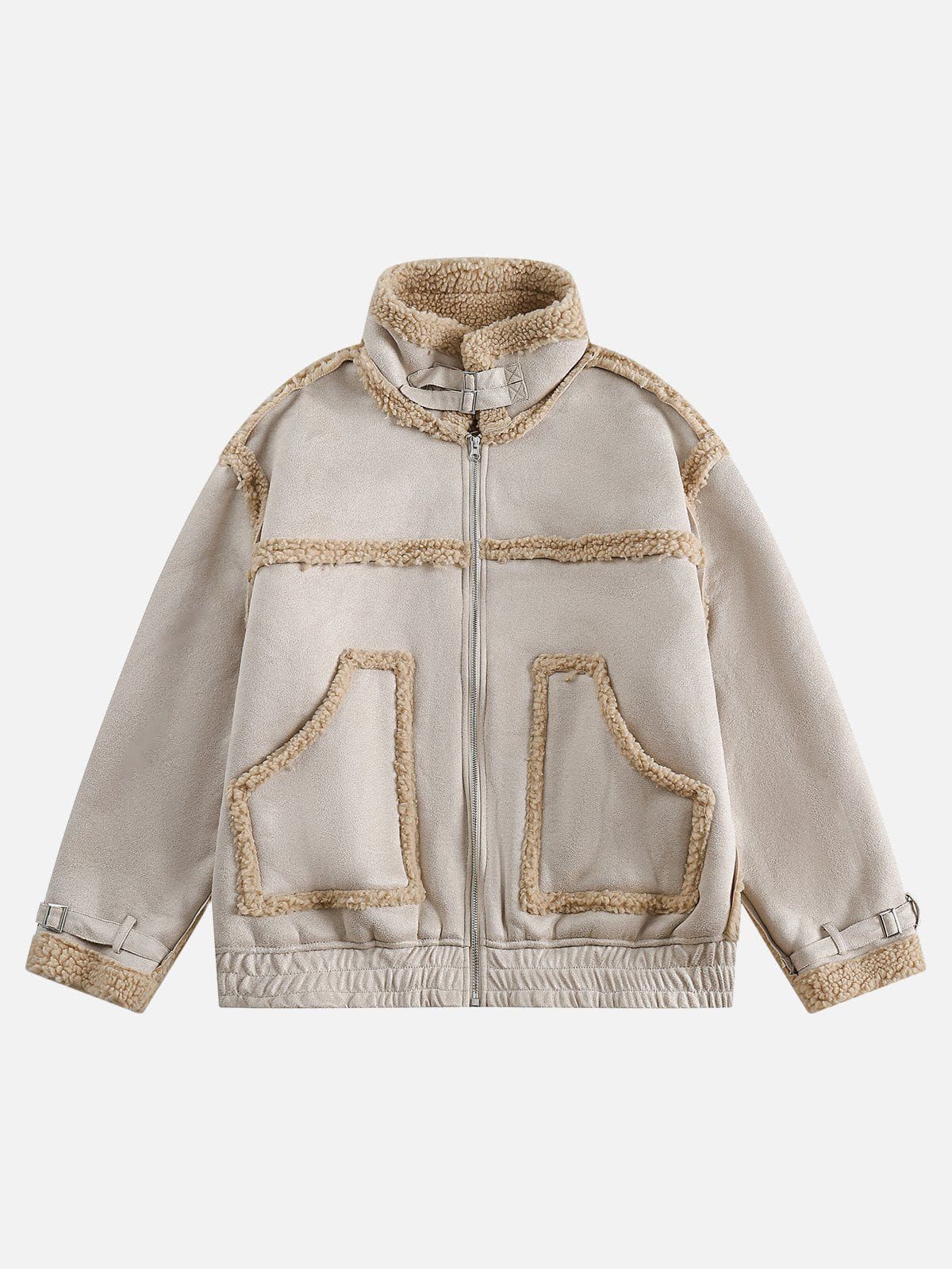 Aelfric Eden Sherpa Pocket Patchwork Coat sold by Aelfric Eden