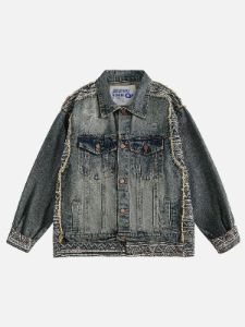 Aelfric Eden Embroidery Fringe Denim Jacket sold by Aelfric Eden