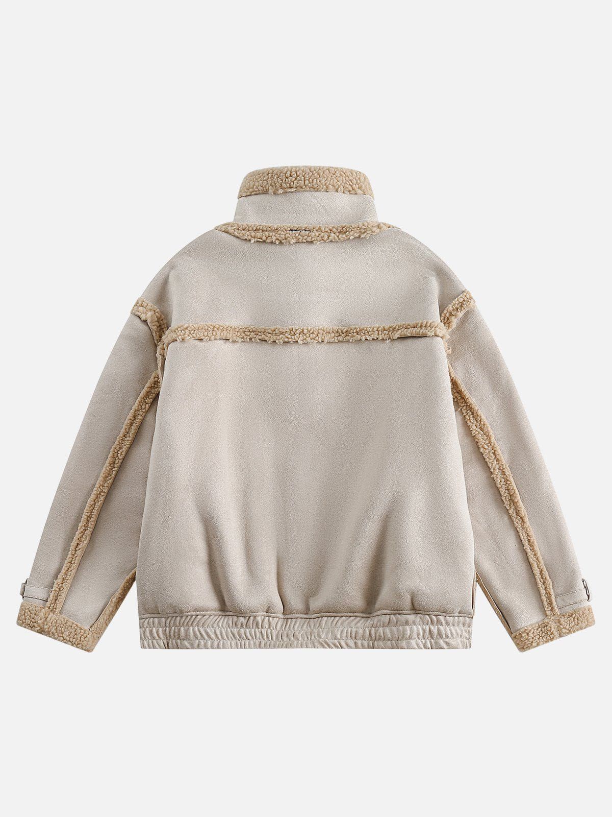 Aelfric Eden Sherpa Pocket Patchwork Coat sold by Aelfric Eden product image thumbnail 3