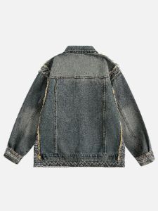 Aelfric Eden Embroidery Fringe Denim Jacket sold by Aelfric Eden