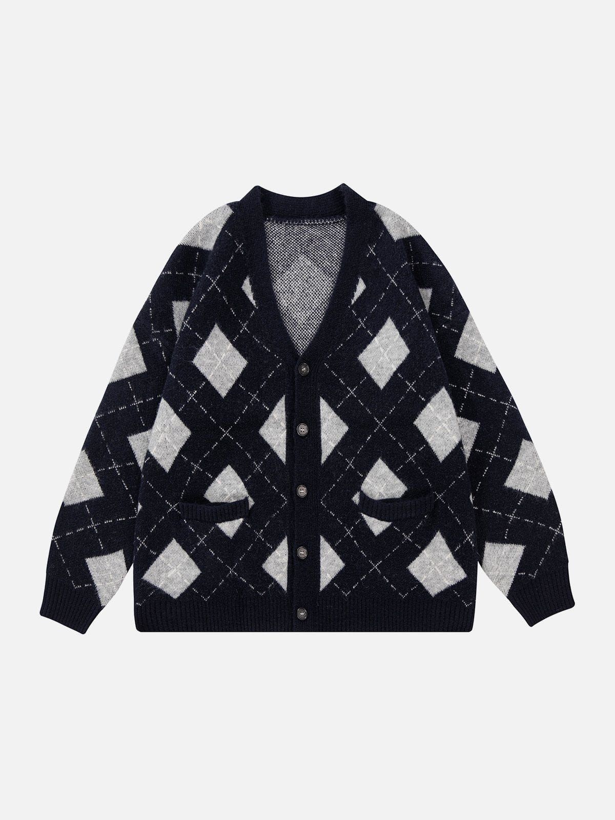 Aelfric Eden Vintage Argyle Embroidery Cardigan sold by Aelfric Eden